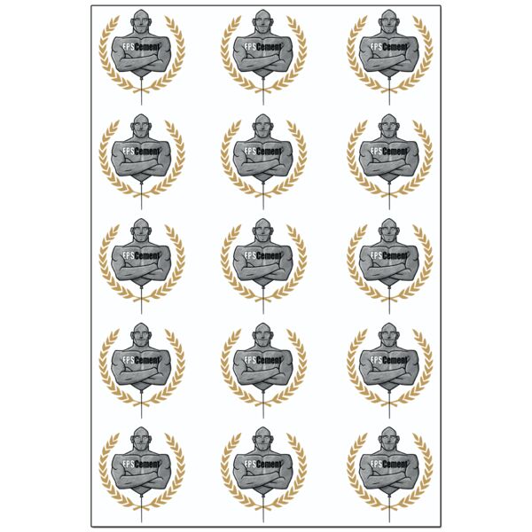 28 x 45 cm - lim för kepsar, väskor mm. Ej stretchiga material. Thumbnail